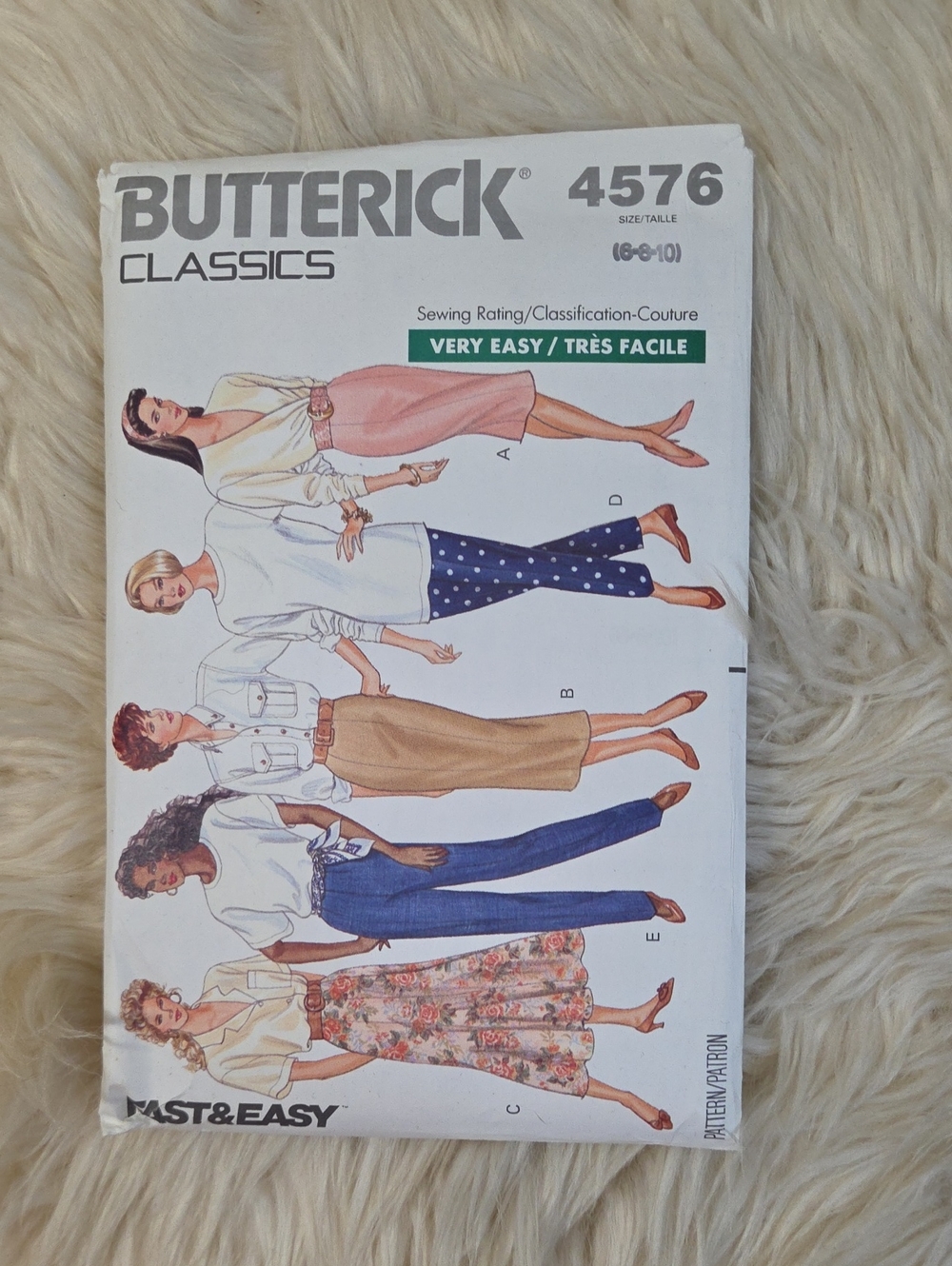 Butterick Vintage Classics Skirt & Pants Sewing Pattern 44576